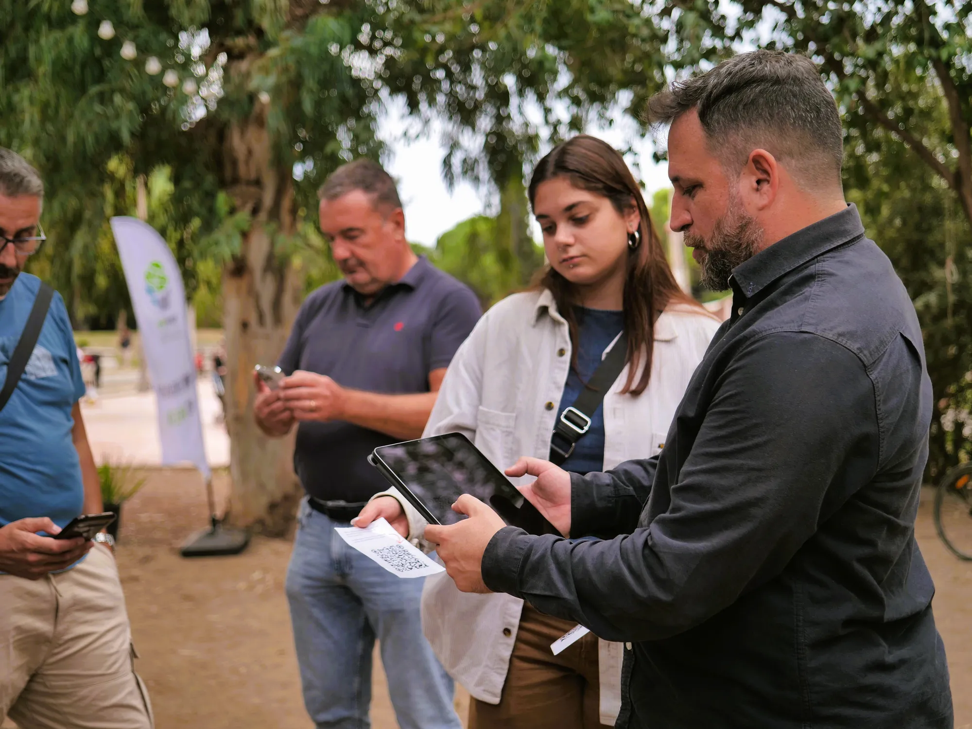 City Layers team working with community members during a participatory mapping workshop