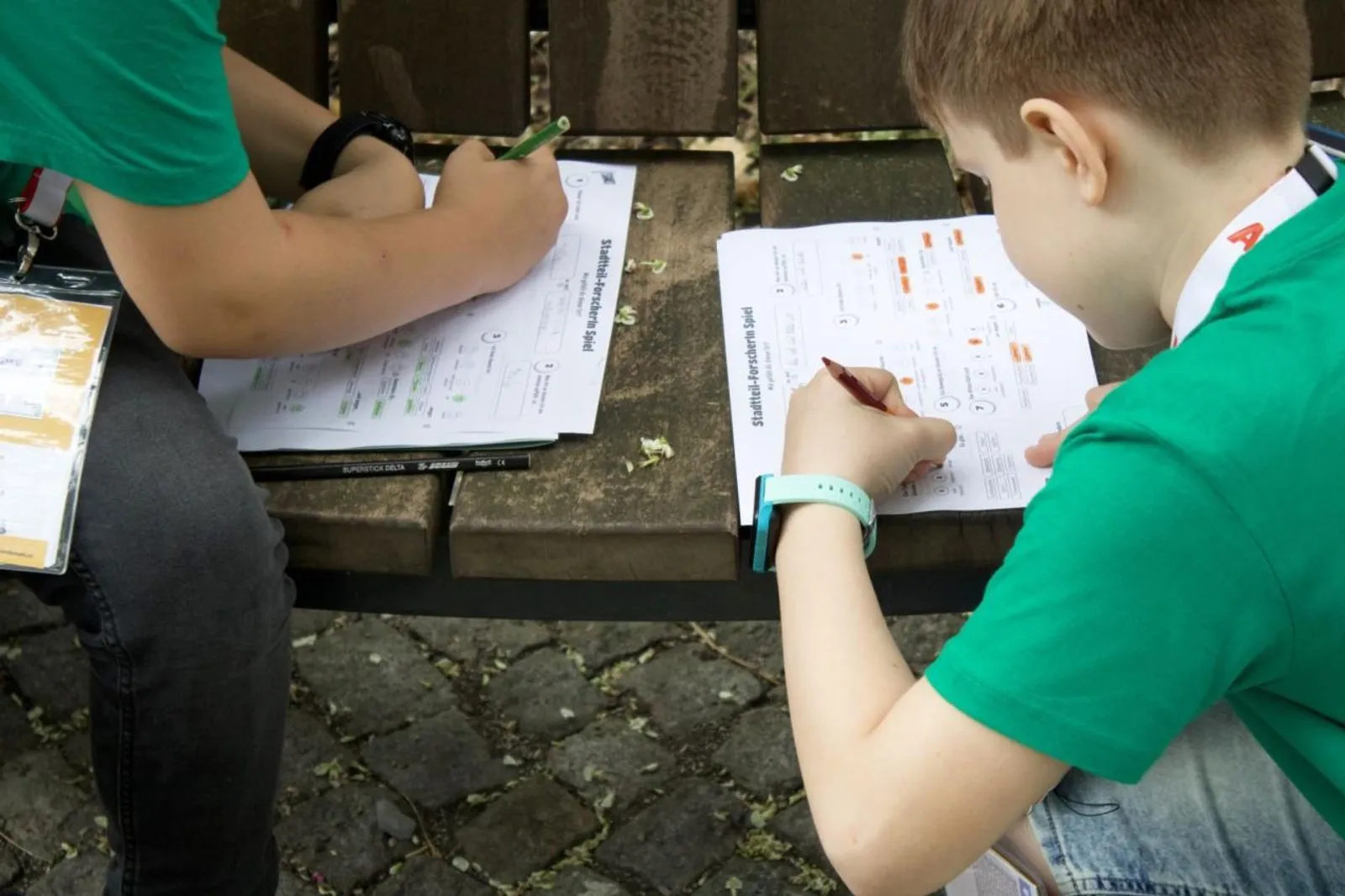 fig. 1,2 -  Children Mapping with City Layers Tools, July 2024, Vienna